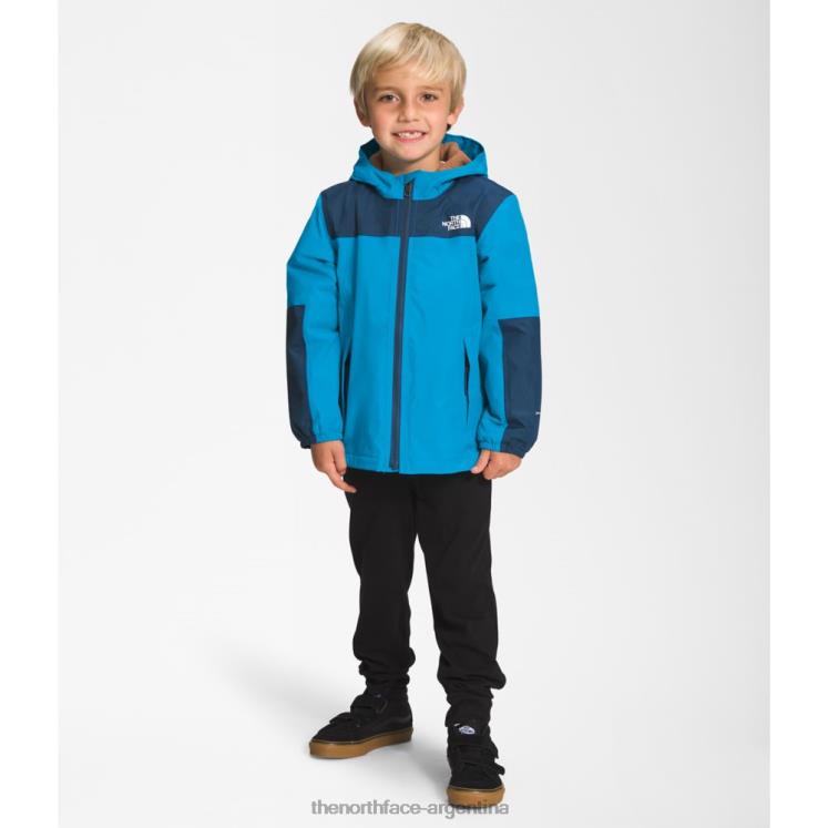 chaqueta de lluvia cálida para niños RDT8H5986 azul The North Face
