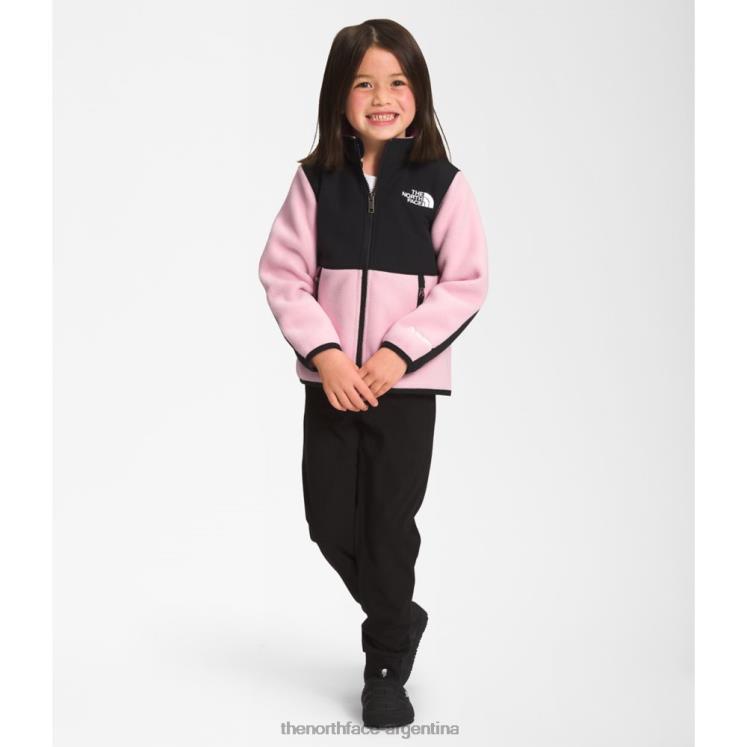 chaqueta denali para niños RDT8H5360 camafeo rosa The North Face