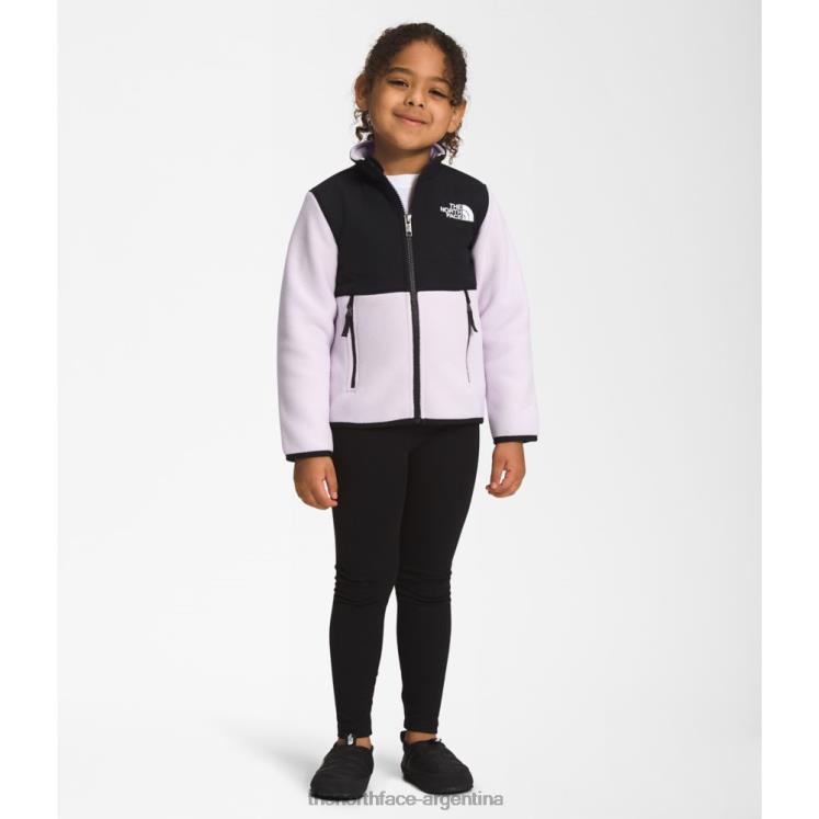 chaqueta denali para niños RDT8H5361 niebla de lavanda The North Face