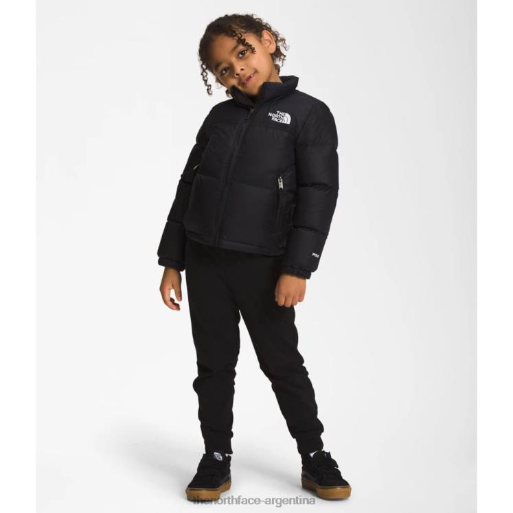 chaqueta nuptse retro para niños 1996 nueva RDT8H5934 negro The North Face