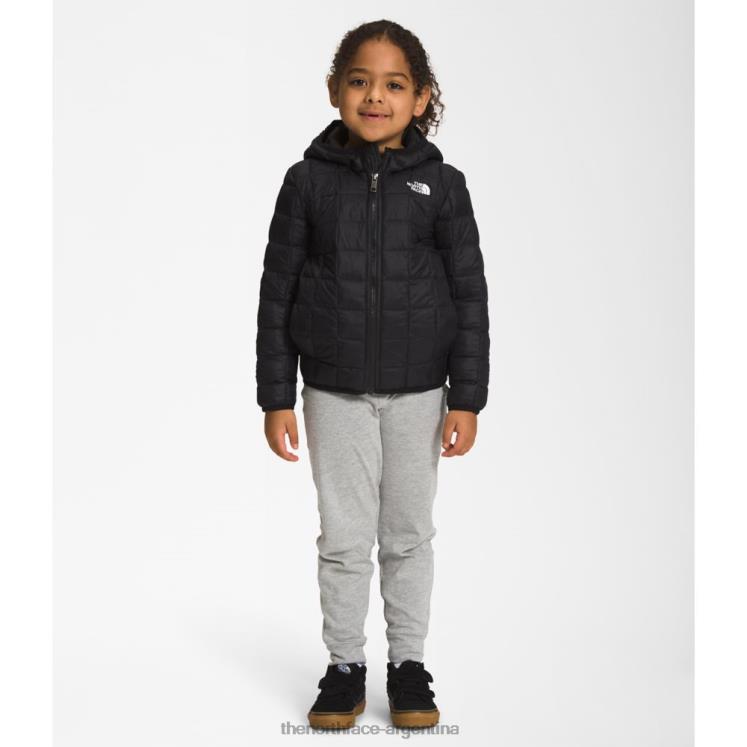 chaqueta termoball con capucha para niños RDT8H6014 negro The North Face