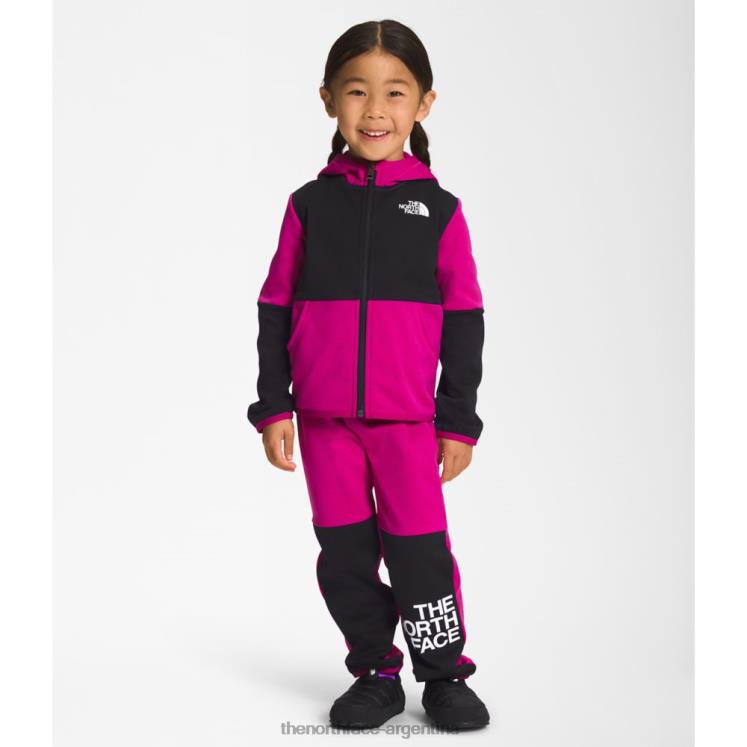 conjunto cálido de invierno para niños RDT8H5337 rosa fucsia The North Face