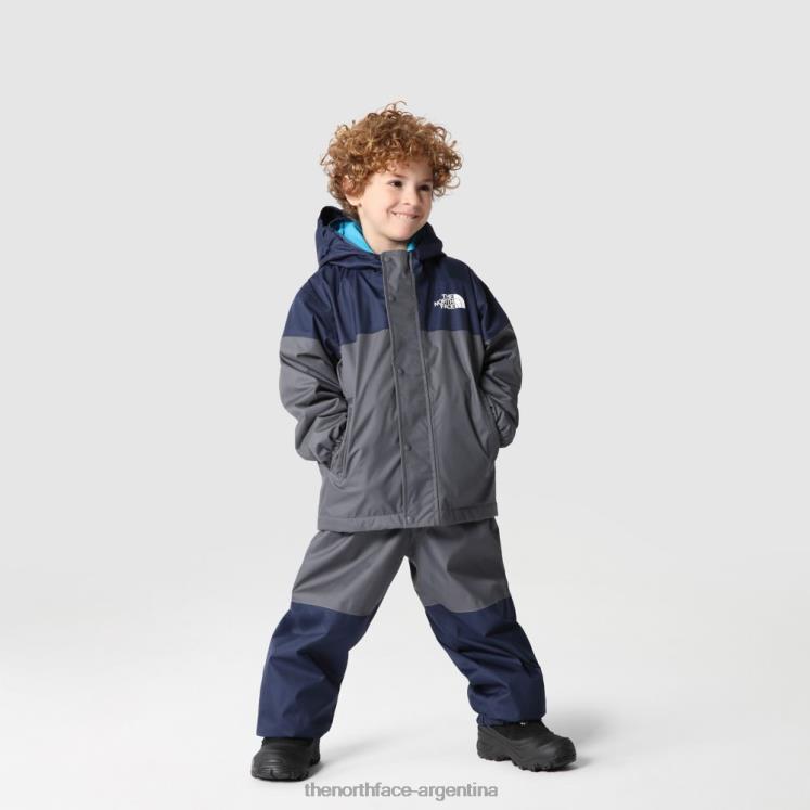 conjunto de dos piezas de invierno para lluvia para niños RDT8H2047 gris The North Face
