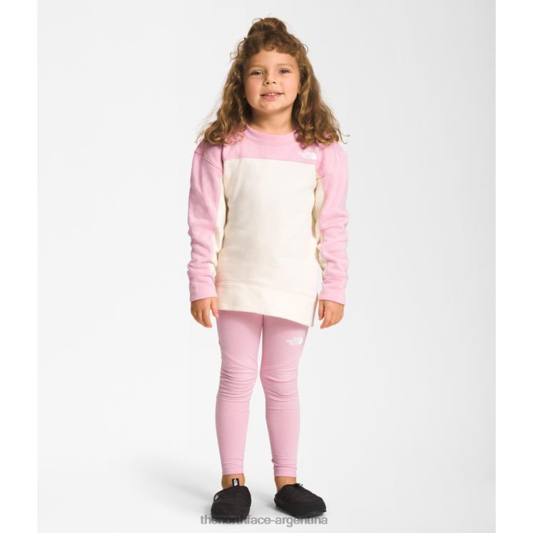 conjunto de tripulación y leggings para niños RDT8H5342 camafeo rosa The North Face