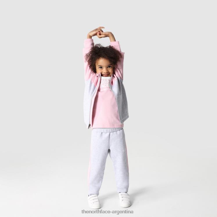 juego de 2 piezas para niños más flojo RDT8H2050 camafeo rosa The North Face