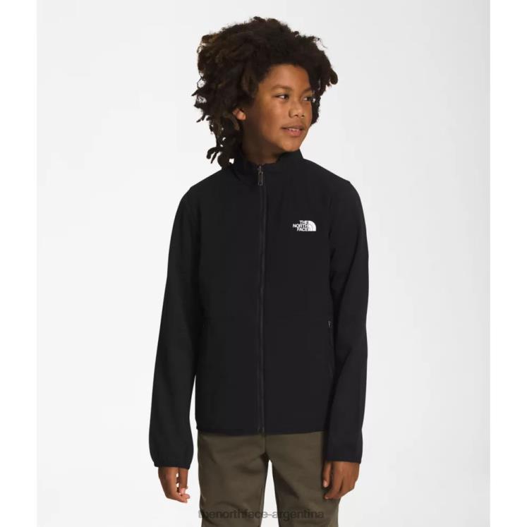adolescente invierno cálido híbrido cremallera completa RDT8H5367 negro The North Face