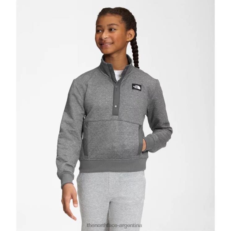 broche acolchado de agua para niñas RDT8H5288 gris The North Face