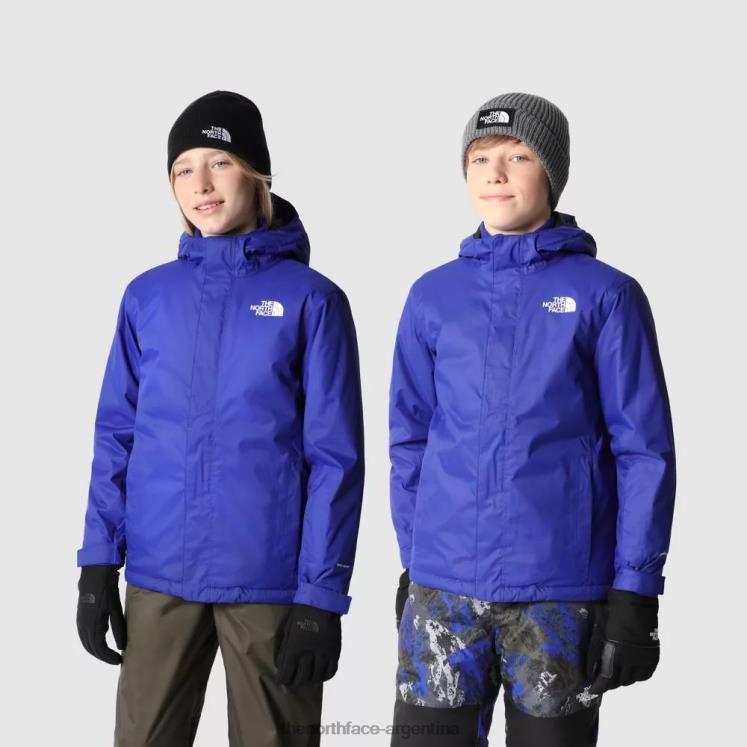 chaqueta aislante snowquest para adolescentes RDT8H1964 lapislázuli azul The North Face