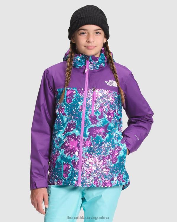 chaqueta aislante snowquest plus niños RDT8H7254 laguna The North Face