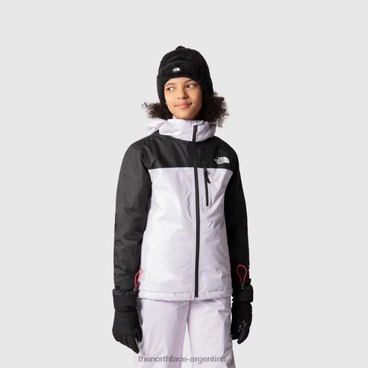 chaqueta aislante snowquest plus para adolescentes RDT8H1969 niebla de lavanda The North Face