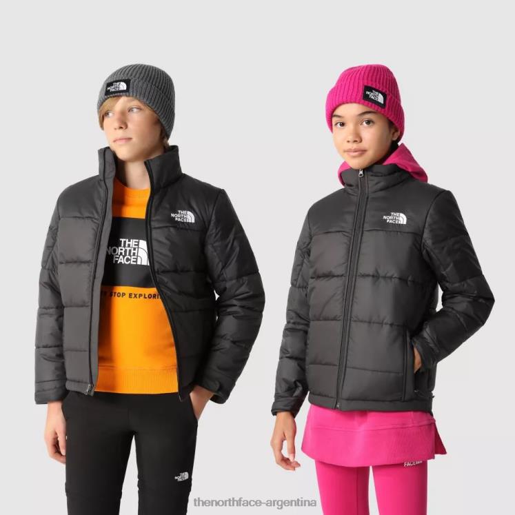 chaqueta circular sintética para adolescente RDT8H2233 negro The North Face