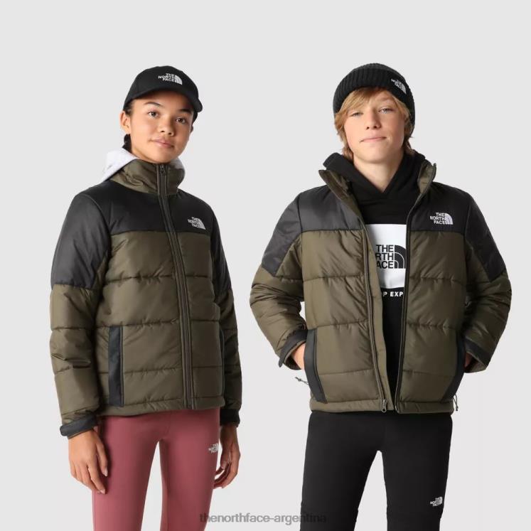 chaqueta circular sintética para adolescente RDT8H2234 negro The North Face