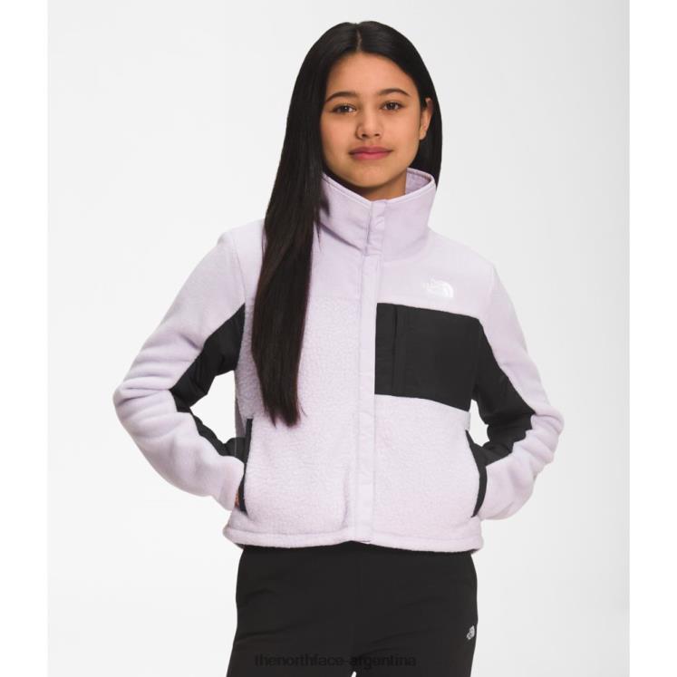 chaqueta de lana mezclada para niñas RDT8H5293 niebla de lavanda The North Face