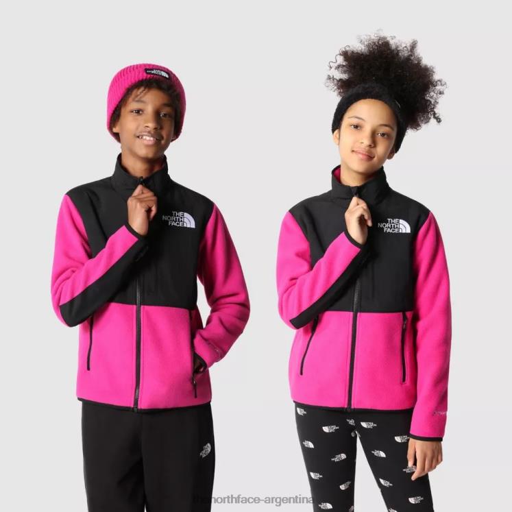 chaqueta denali adolescente RDT8H1665 rosa fucsia The North Face