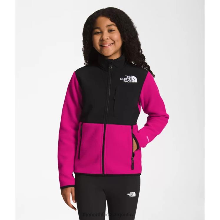 chaqueta denali adolescente RDT8H5350 rosa fucsia The North Face