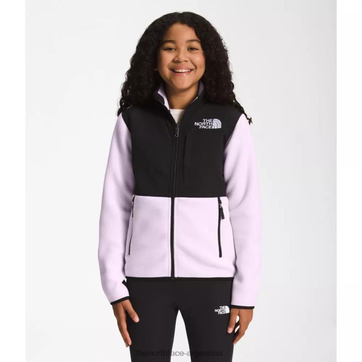chaqueta denali adolescente RDT8H5352 niebla de lavanda The North Face