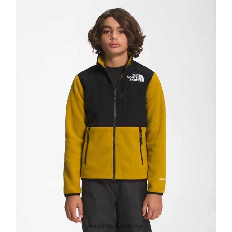 chaqueta denali adolescente RDT8H5353 oro mineral The North Face