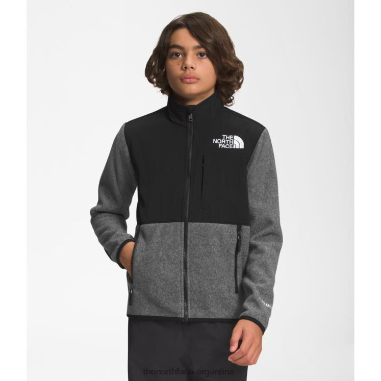 chaqueta denali adolescente RDT8H5354 gris The North Face