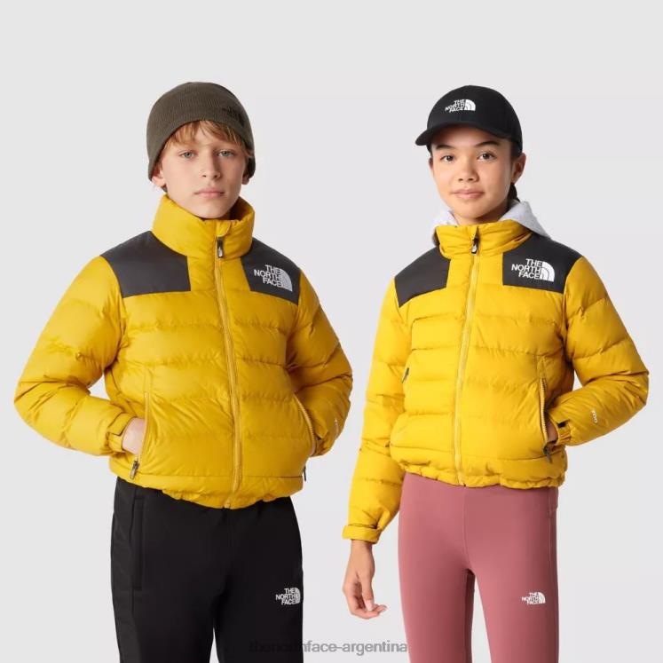 chaqueta macizo juvenil RDT8H2288 flecha amarilla The North Face