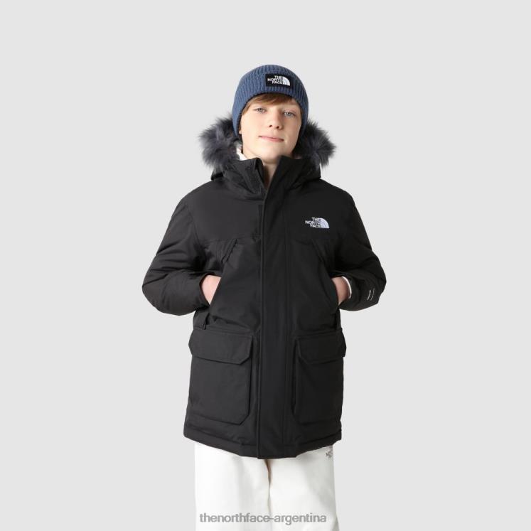 parka mcmurdo para niños RDT8H1810 negro The North Face