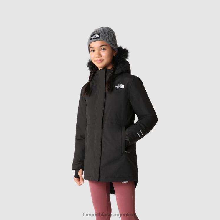 parka ártica para niñas RDT8H1814 negro The North Face