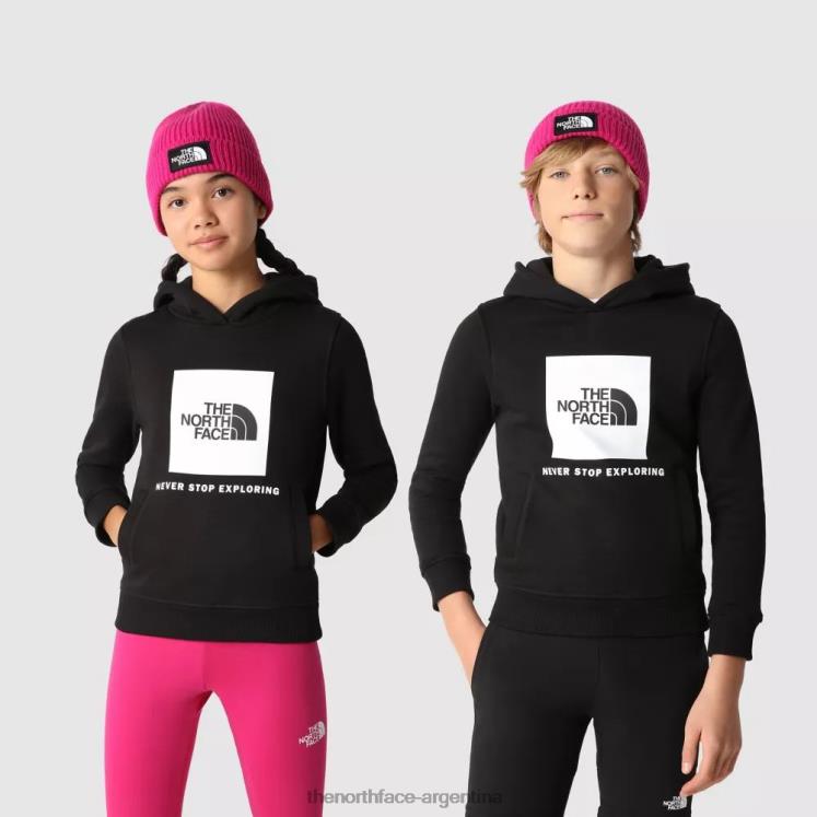 sudadera con capucha para adolescentes RDT8H2029 negro The North Face